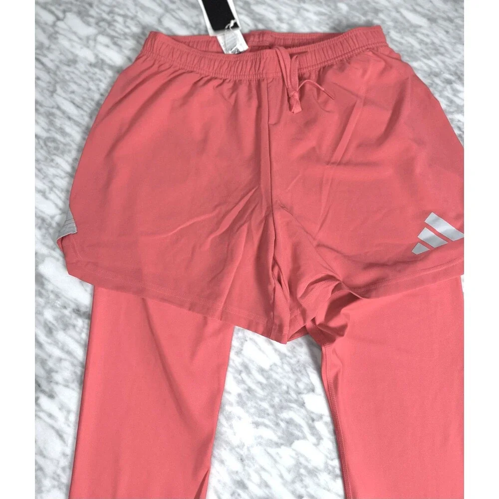 Adidas Tiro 25 Pro Goalkeeper Tights/Shorts Shock Red JH3311 Men's Large NEW